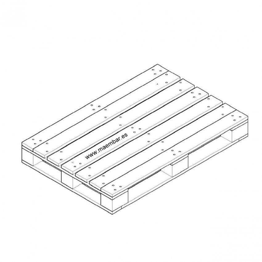 Palet de 1.200x800 mm. Perimetral